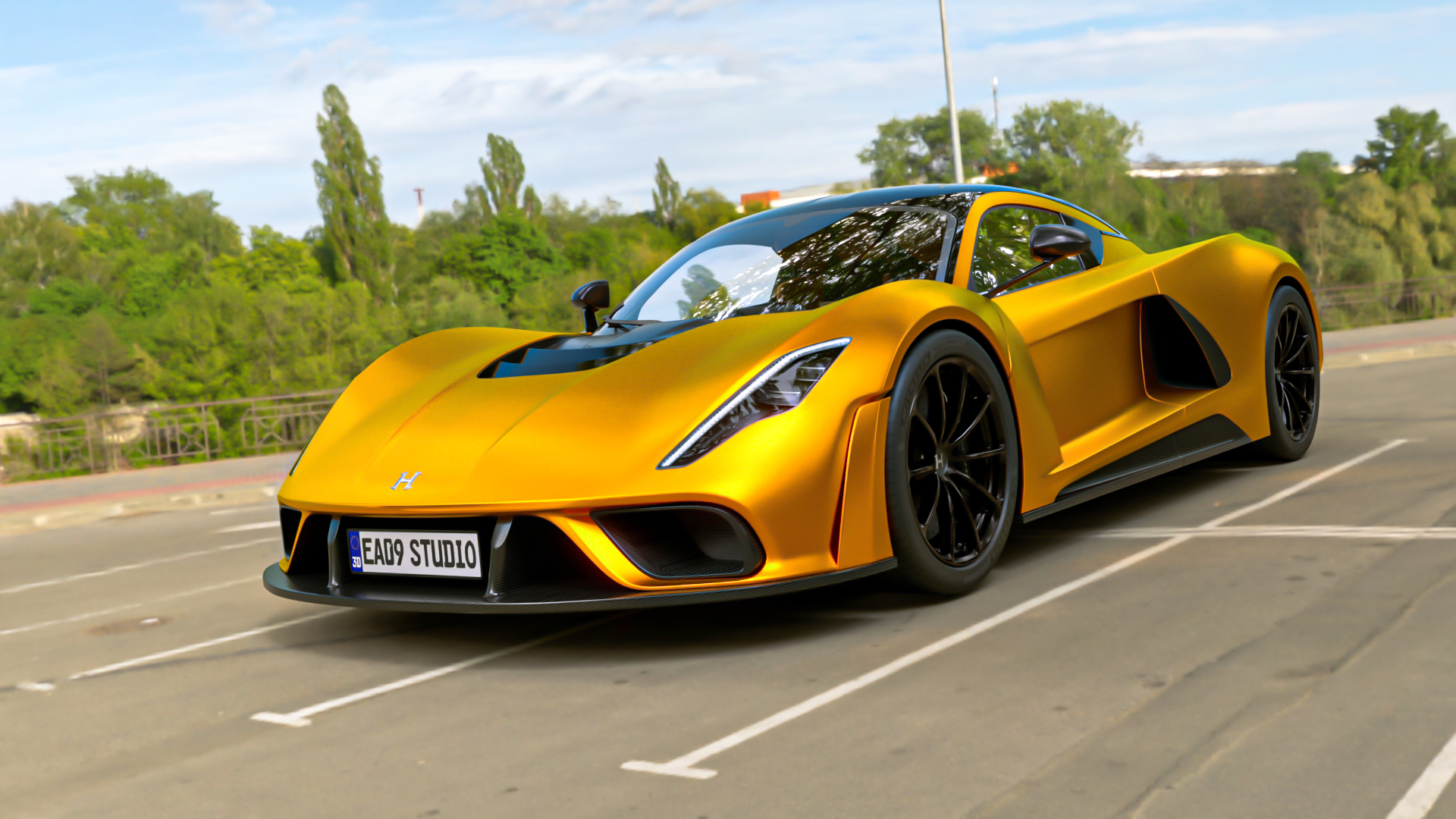 2022 Hennessey Venom F5 by EA09studio | 3DOcean